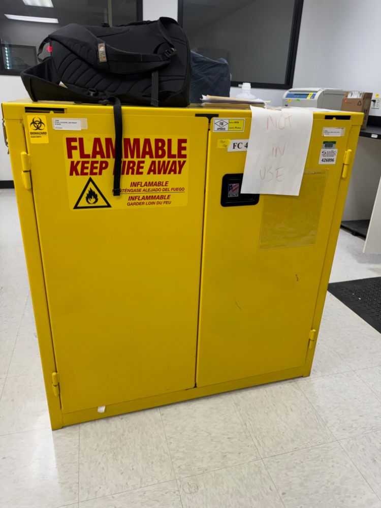 Image of Global Industrial 30 Gallon Flammable Liquid Storage Cabinet